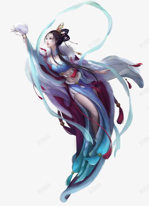 嫦娥盗药飞升月宫png免抠素材_88icon https://88icon.com 中秋节 仙子 八月十五 后羿 嫦娥 广寒宫 月亮 月宫 月饼 玉兔 盗药