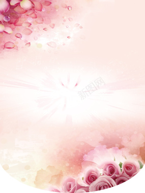 浪漫粉色妇女节背景素材背景
