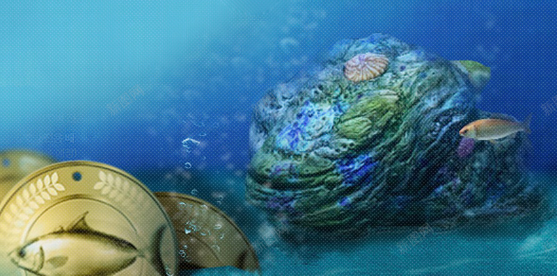 海底世界H5背景jpg设计背景_88icon https://88icon.com H5 H5背景 h5 小鱼 梦幻 浪漫 海洋 蓝色 贝壳