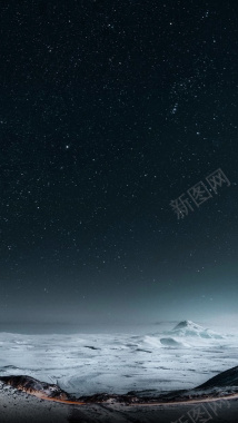 夜晚星空APP手机端H5背景背景