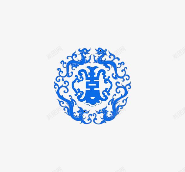 青花瓷花纹png免抠素材_88icon https://88icon.com 中国风 古典花纹 花纹 花纹素材 青花瓷
