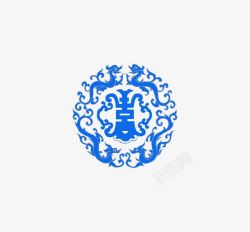 青花瓷花纹素材