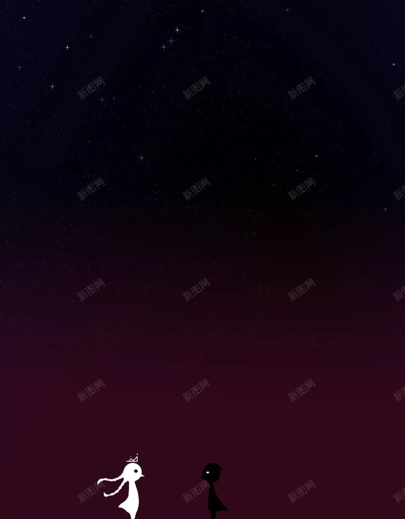 手绘卡通情侣情人节H5背景jpg设计背景_88icon https://88icon.com H5背景 卡通 情人节 情侣 手绘 浪漫 简约 黑色