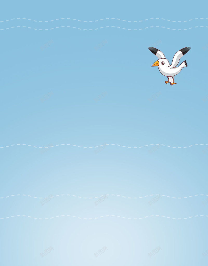 蓝色小清新夏季促销PSD分层H5背景psd设计背景_88icon https://88icon.com H5 PSD分层 卡通 商品促销 夏季促销 小清新 海浪 海鸥 简约 背景素材 蓝色 鱼