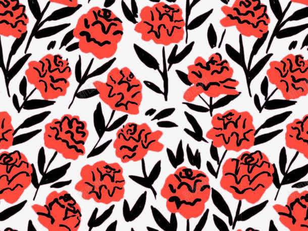 花朵纹饰背景png免抠素材_88icon https://88icon.com 纹饰 背景 花朵 装饰图案