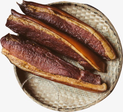 四川美食大块腊肉装饰高清图片