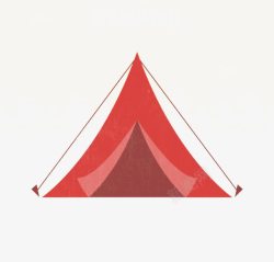 2017红色小帐篷素材