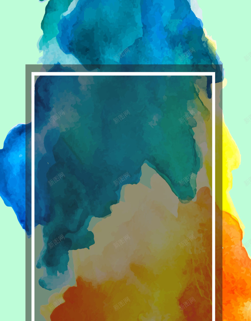 水彩纹理绿色海报广告H5背景psd设计背景_88icon https://88icon.com 广告 水彩 海报 纹理 背景 绿色背景 H5背景素材