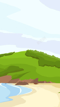 小丛林绿色丛林H5背景高清图片