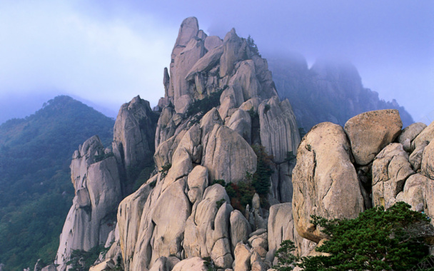 山岩背景