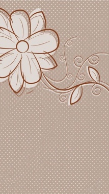 小清新卡其色花朵圆点底纹h5背景图背景