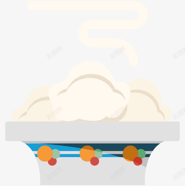 卡通饺子png免抠素材_88icon https://88icon.com 卡通 饺子