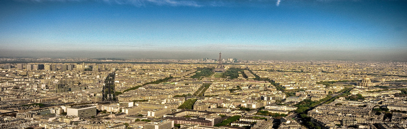 蓝天巴黎铁塔城市建筑背景背景