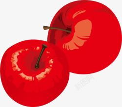 红苹果效果元素素材