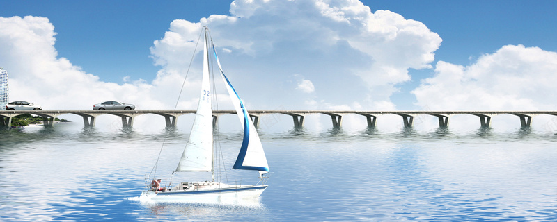 跨海大桥背景图淘宝网站背景背景