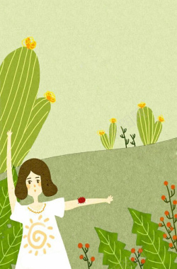 夏至季节风景美图背景