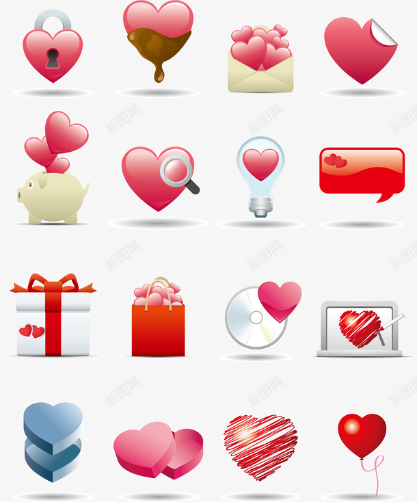 爱情情人节爱心卡通矢量图eps免抠素材_88icon https://88icon.com 卡通爱心 情人卡通 爱心卡通 爱心素材 爱情卡通 爱情素材 矢量图