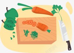 切蔬菜素材