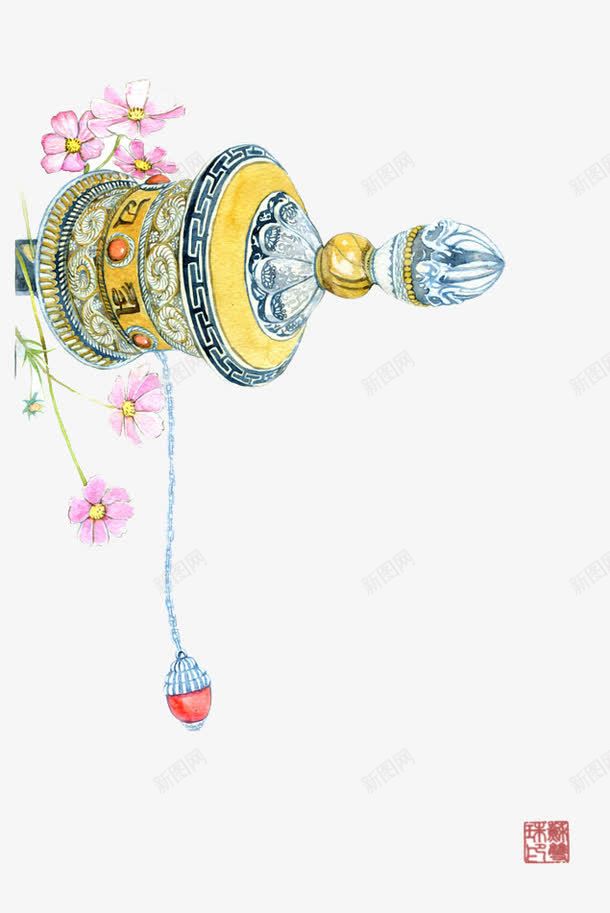 中国古风香炉png免抠素材_88icon https://88icon.com 中国 卡通 卡通插画 古风 手绘 香炉