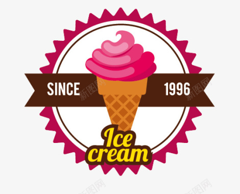 六个蛋糕冰淇淋蛋糕图标图标