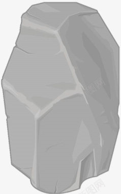 堆积的石头手绘障碍物石头图标图标