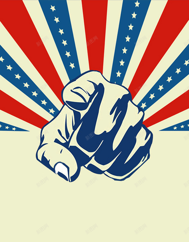 手绘拳头蓝色条纹背景卡通psd设计背景_88icon https://88icon.com 卡通 建筑 开心 手绘 条纹 童趣 背景 蓝色