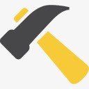 镂空锤子hammer图标图标