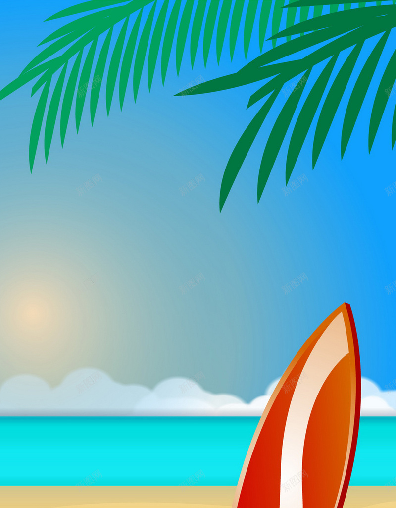 沙滩H5背景jpg设计背景_88icon https://88icon.com 卡通 夏天 彩色 沙滩 蓝色 H5背景 H5 h5 童趣 手绘