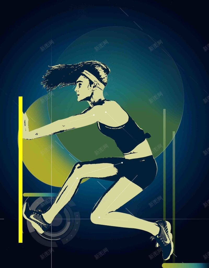 创意健身跑步背景psd设计背景_88icon https://88icon.com 体育 健身器材 健身房 减肥 好身材 漫画 瘦身 跑步 跑步漫画 运动 酷炫 锻炼