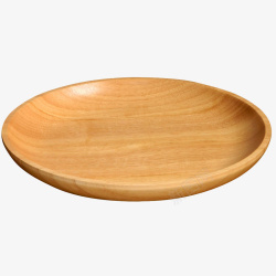 木质盘子木质圆形盘子高清图片