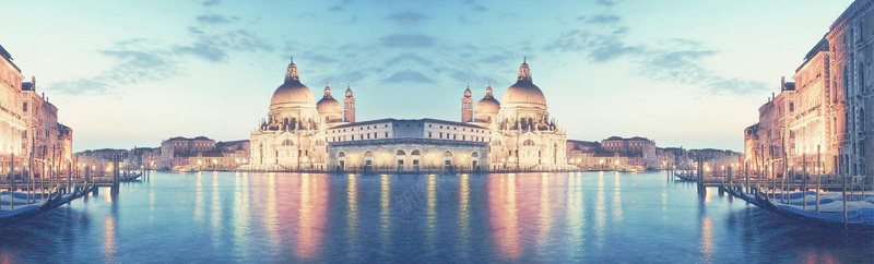 欧式建筑海报背景背景