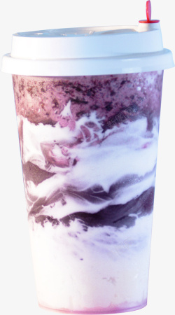 紫色奶茶微醺提子鲜奶高清图片