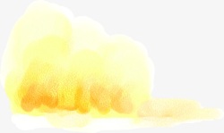 创意合成黄色的云朵素材
