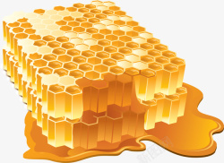 块状蜂蜜素材图片素材
