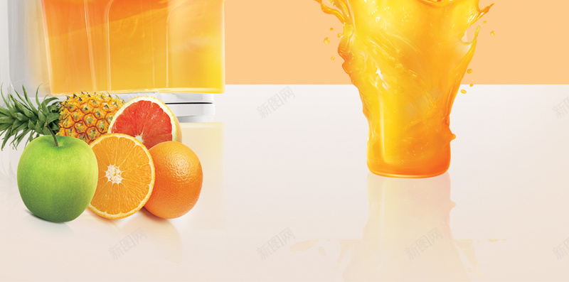 商务果汁H5背景psd设计背景_88icon https://88icon.com 商务 果汁 水果俯拍 水果俯视 水果拼盘 水果沙拉 饮料 黄色