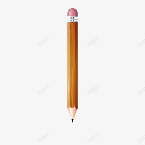 带橡皮的铅笔png免抠素材_88icon https://88icon.com 设计 铅笔