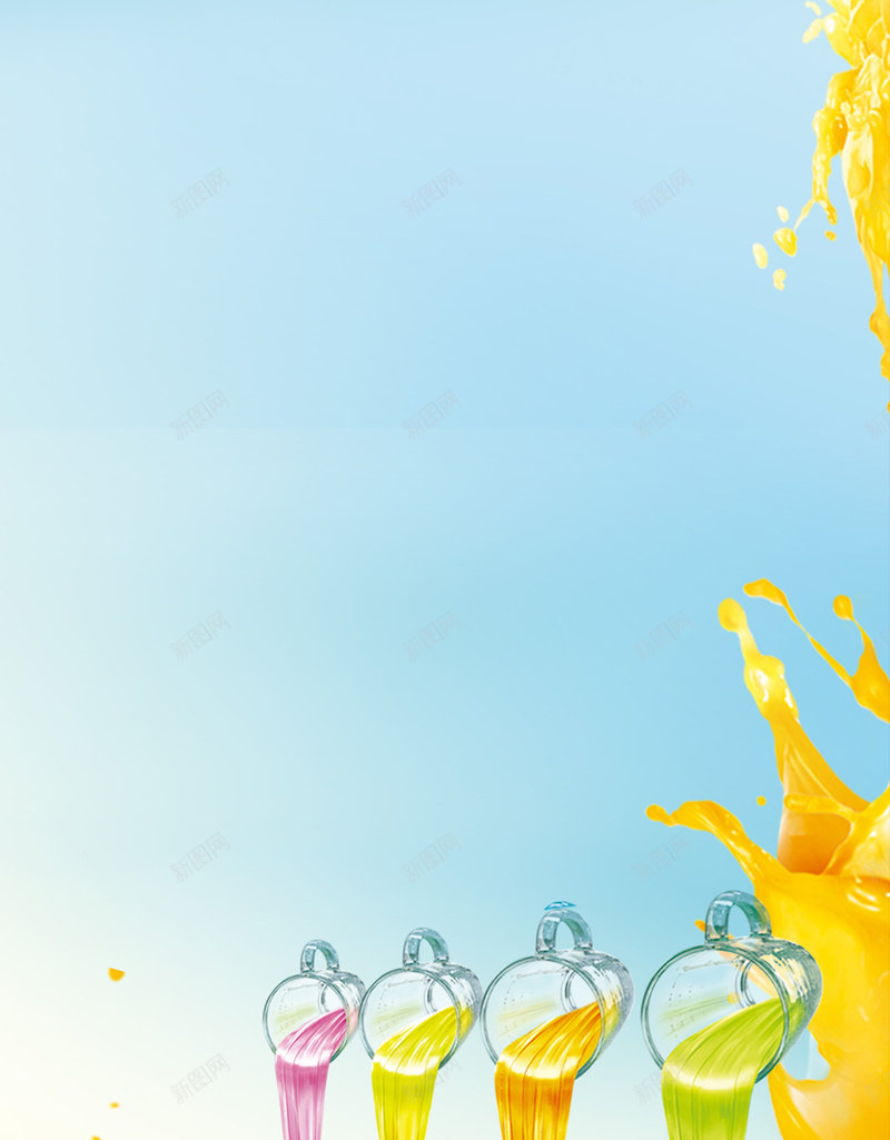 新鲜果汁H5背景jpg设计背景_88icon https://88icon.com 健康 彩色 新鲜 果汁 生活 H5背景 卡通 H5 h5 童趣 手绘