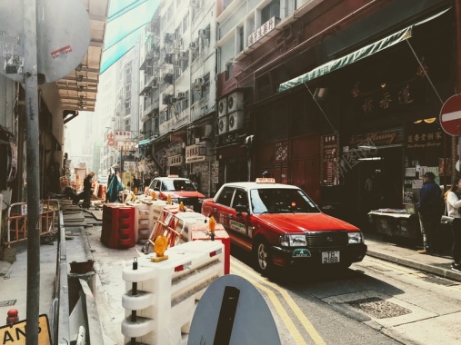 高清香港街头背景