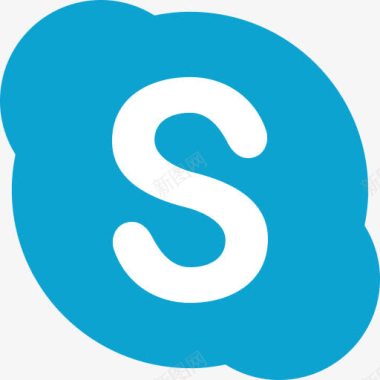 俱乐部logo呼叫聊天通信标志消息Skype图标图标