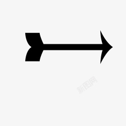 箭矢箭头指示方向几何矢量图素材