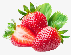 草莓抠图素材