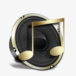 iTunes金黑色和金色图标png免抠素材_88icon https://88icon.com Gold iTunes itunes 金