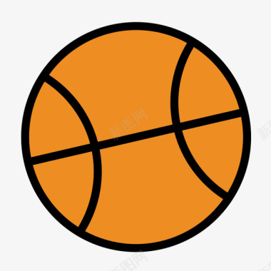篮球卡通图标图标
