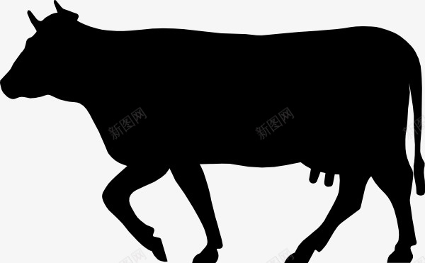 可爱的小奶牛41png免抠素材_88icon https://88icon.com 动物 家畜 小动物 牛