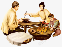 中秋节做月饼素材