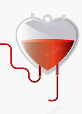 公益无偿献血心跳红十字医疗海报背景背景