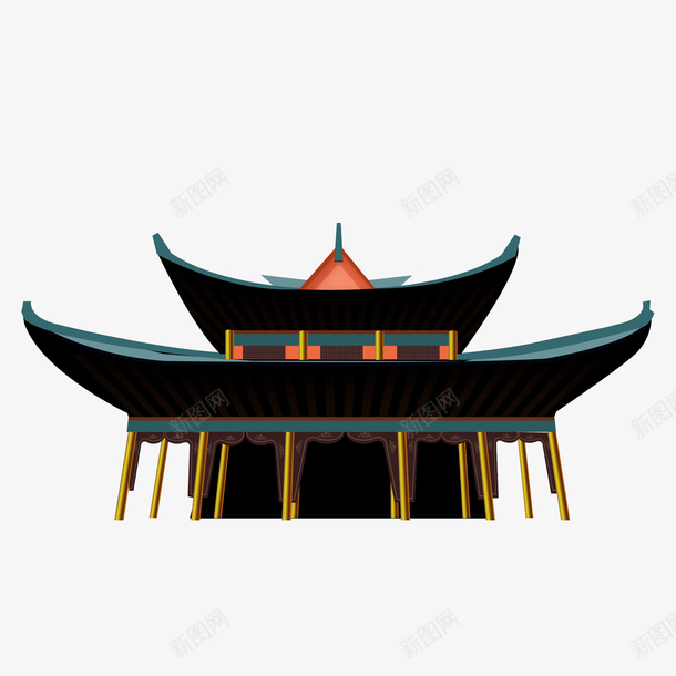 古代阁楼楼台建筑中国风png免抠素材_88icon https://88icon.com 中国风 古代 楼台 阁楼