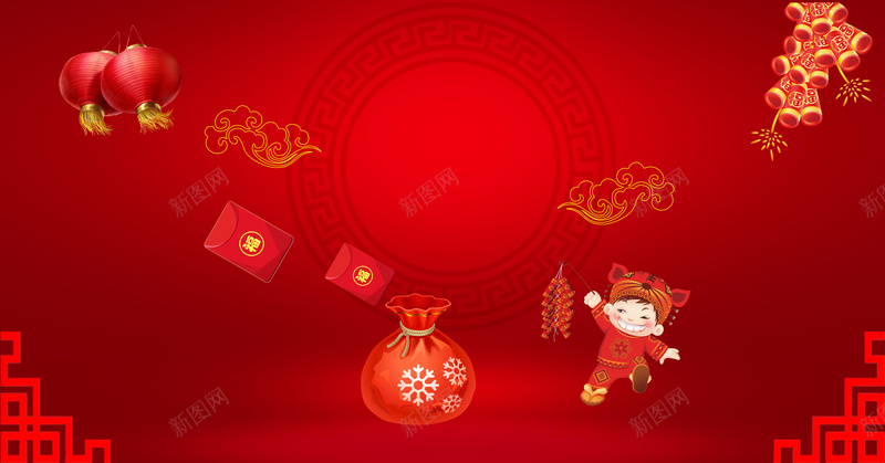 欢天喜地放鞭炮过大年psd设计背景_88icon https://88icon.com 中国风 欢天喜地 过大年 小孩 鞭炮 灯笼 炮竹 红包 好礼 有奖