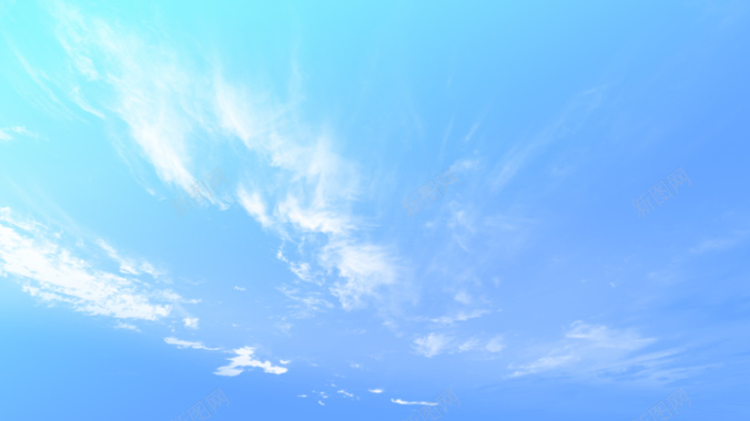 蔚蓝色天空云朵背景
