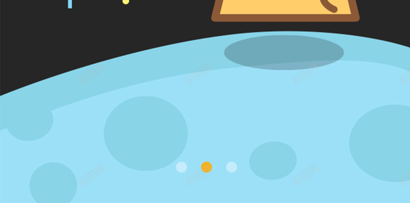 有趣卡通H5图jpg设计背景_88icon https://88icon.com 卡通 手绘 星球 有趣 有趣卡通H5素材 童趣 简约 黑色